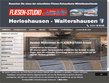 Tablet Screenshot of fliesen-studio-arnold.de